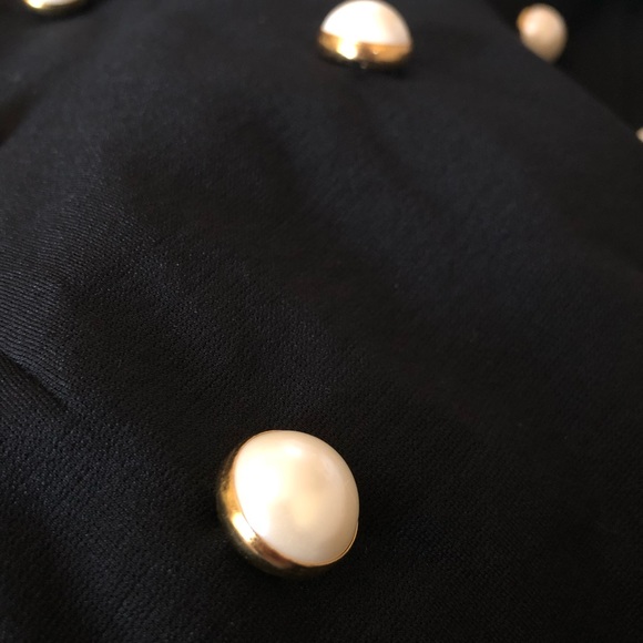 Betsey Johnson ‘Pearl studded’ little black dress - Picture 5 of 6